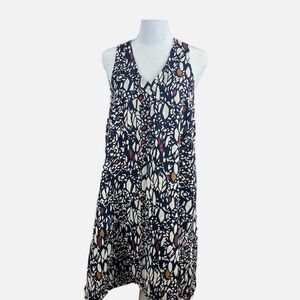 Edme & Esyllte by Anthropologie V-Neck Patterned Mini Dress